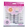 Tips 700 pz Punta de Lanza Cristal