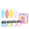 Caja de Polvo acrilico Sweet MACAROONS 4 pz