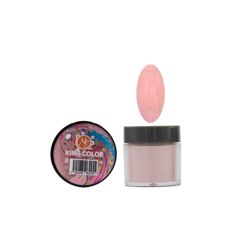 Polvo acrilico King Color maquillaje para uñas 1 oz #8