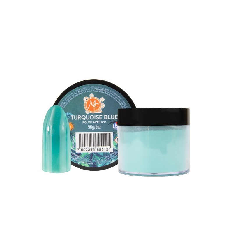 Polvo acrilico 2oz TURQUOISE BLUE